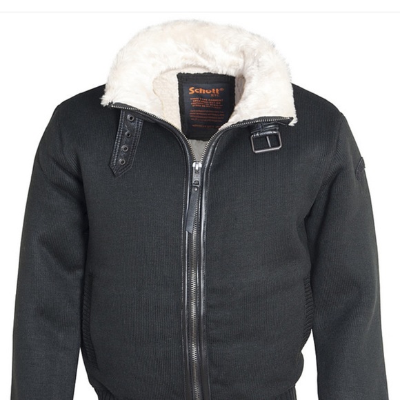 Schott NYC Sweater Jacket - Picture 9 of 9